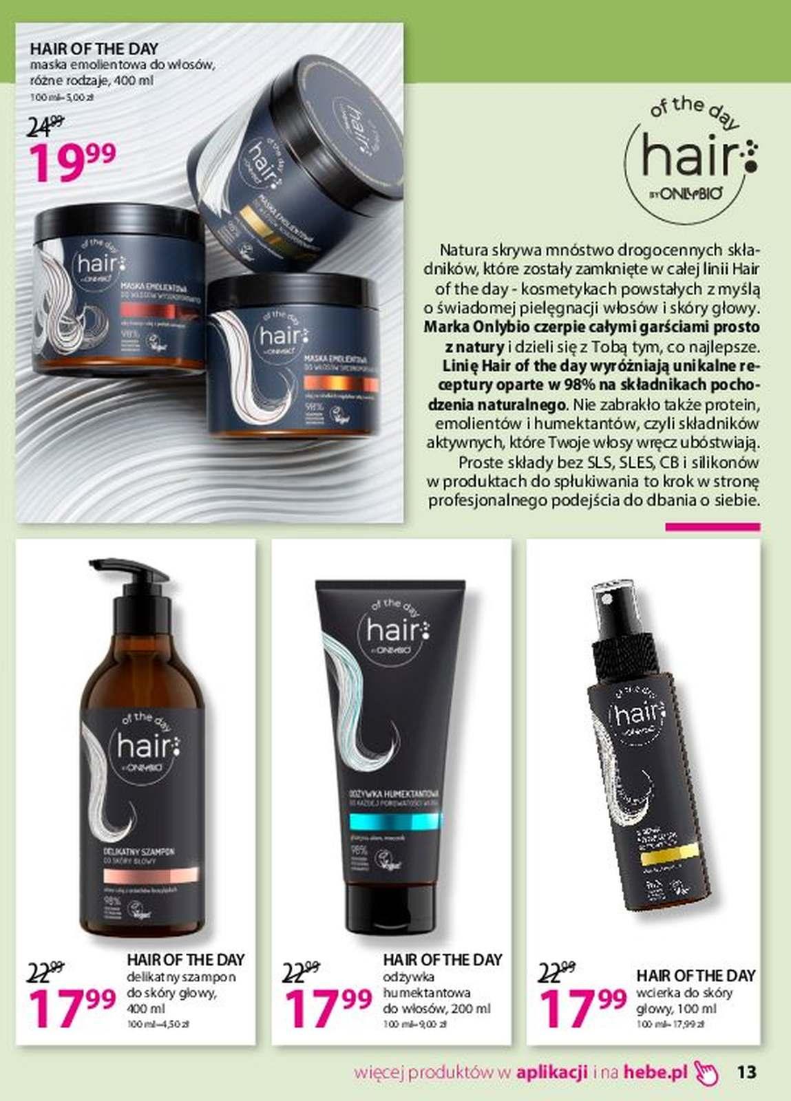 Gazetka promocyjna Hebe str. 13