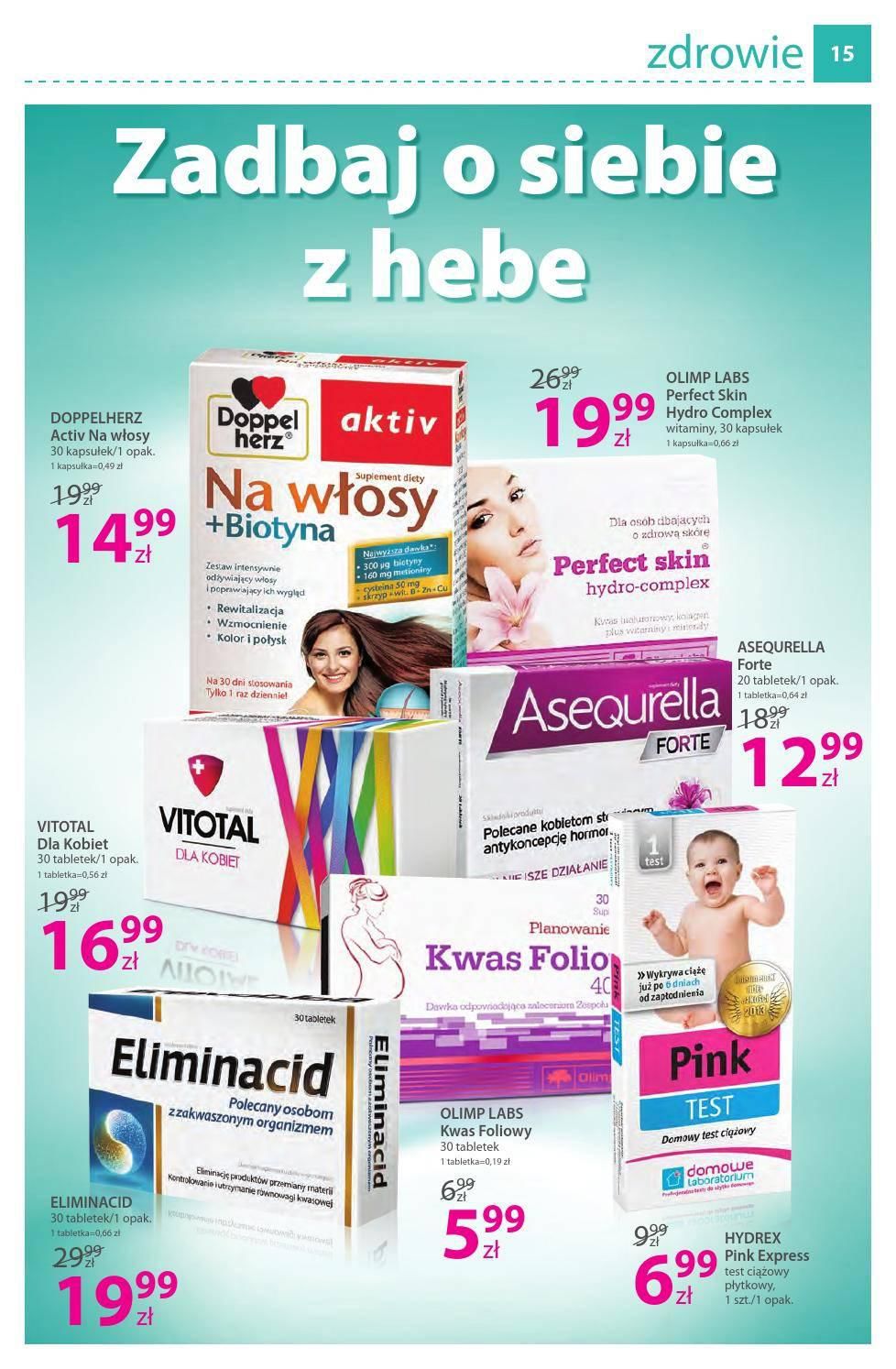 Gazetka promocyjna Hebe str. 15