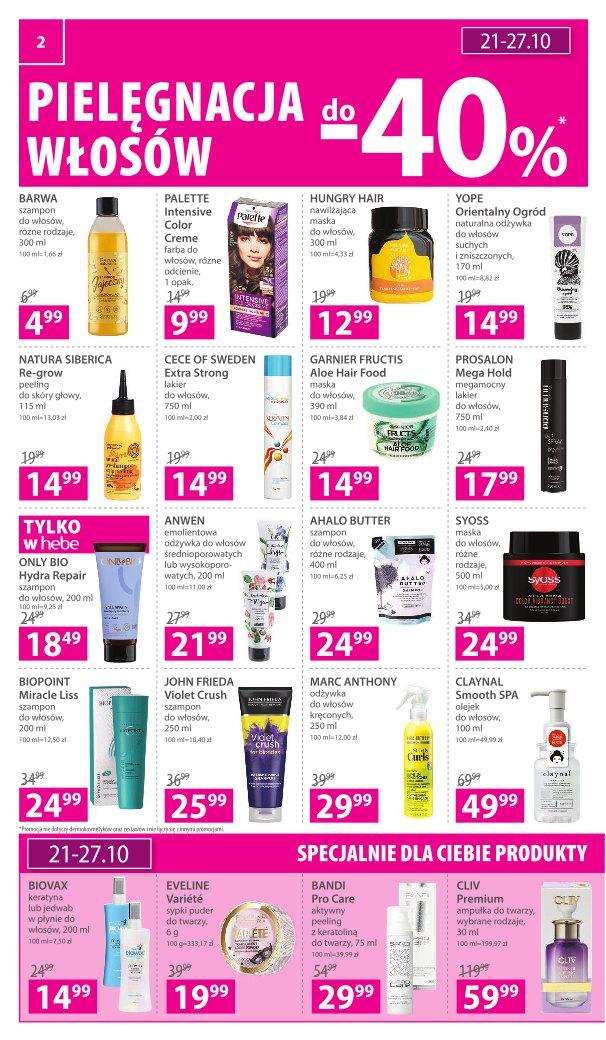 Gazetka promocyjna Hebe str. 2