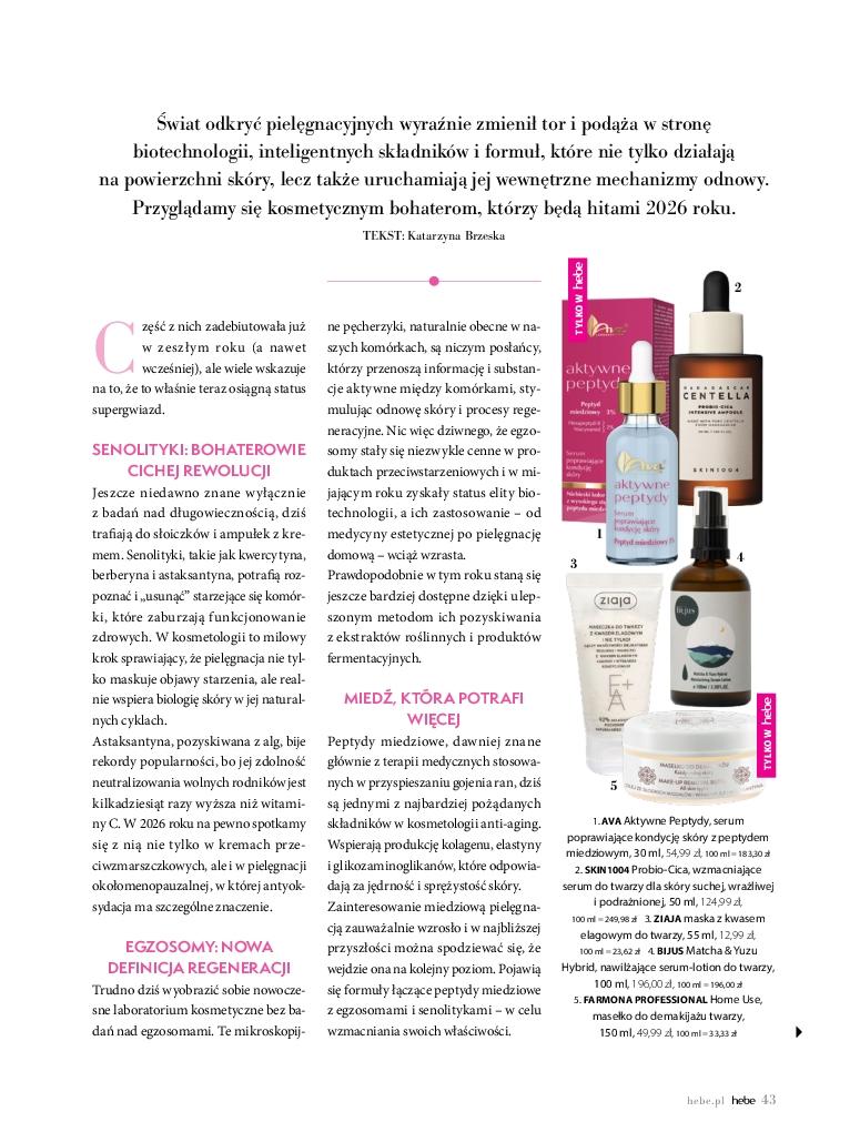 Gazetka promocyjna Hebe str. 43