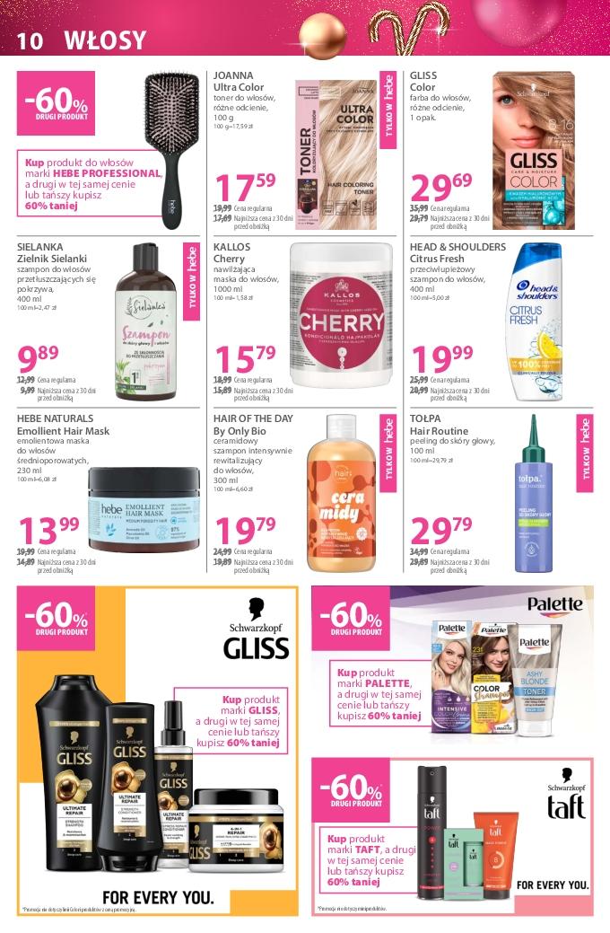 Gazetka promocyjna Hebe str. 10