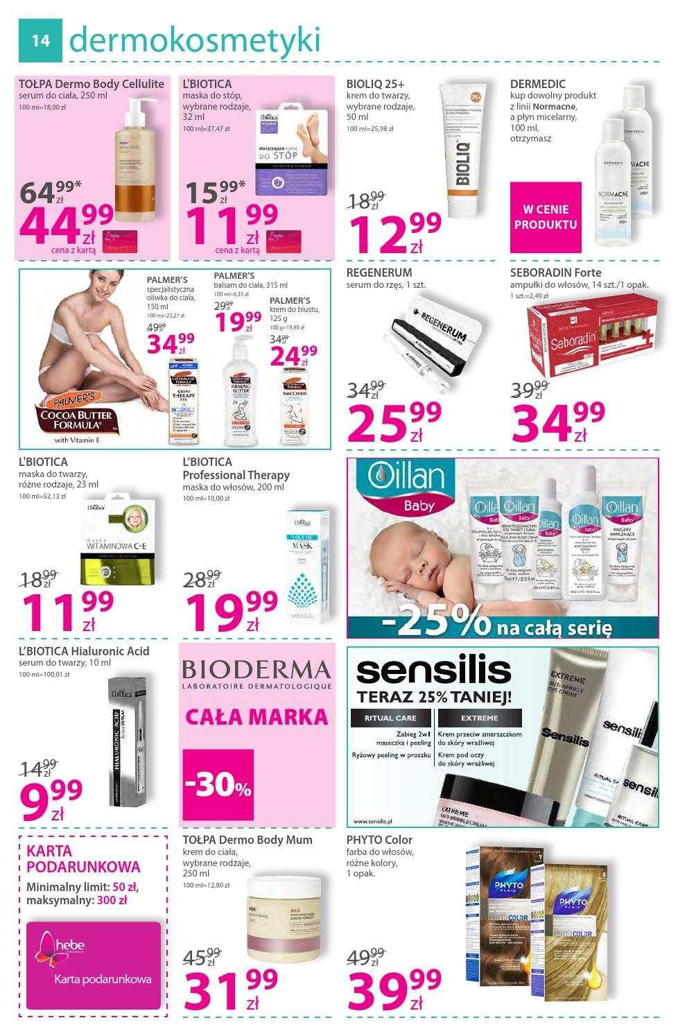 Gazetka promocyjna Hebe str. 14