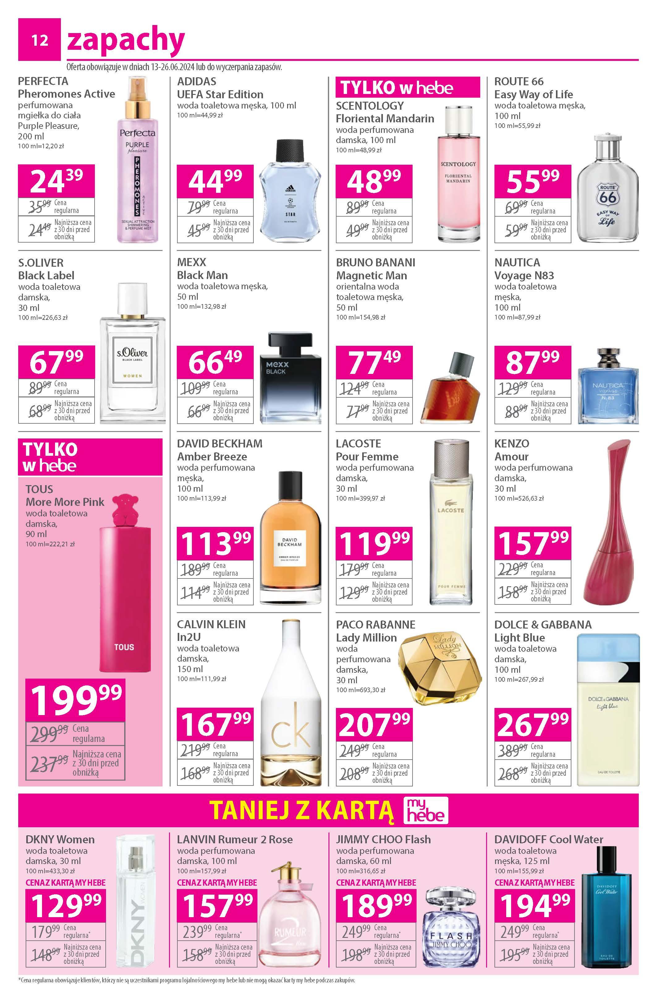 Gazetka promocyjna Hebe str. 12