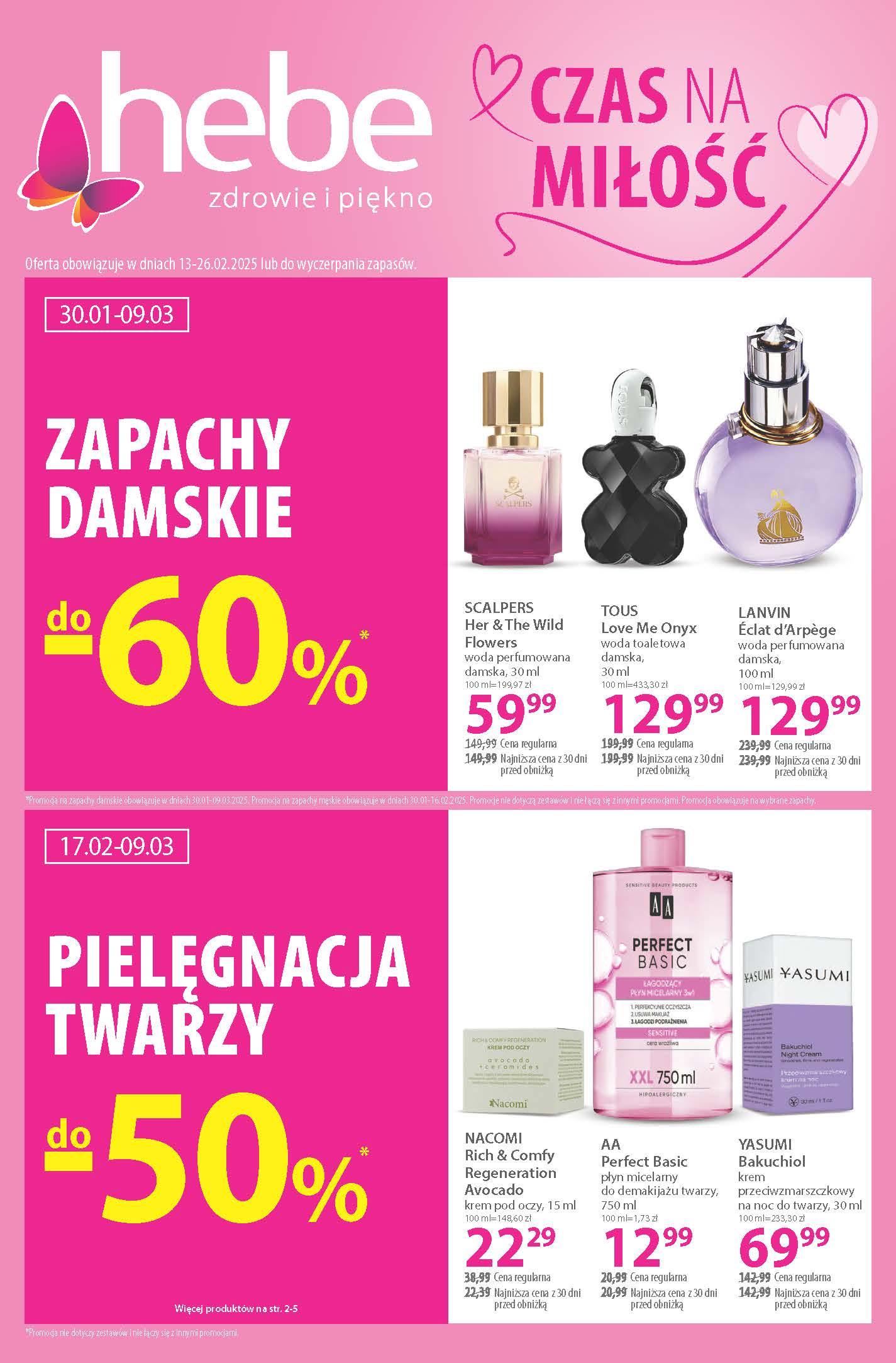 Gazetka promocyjna Hebe str. 1