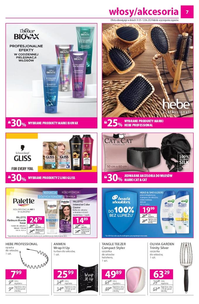 Gazetka promocyjna Hebe str. 7