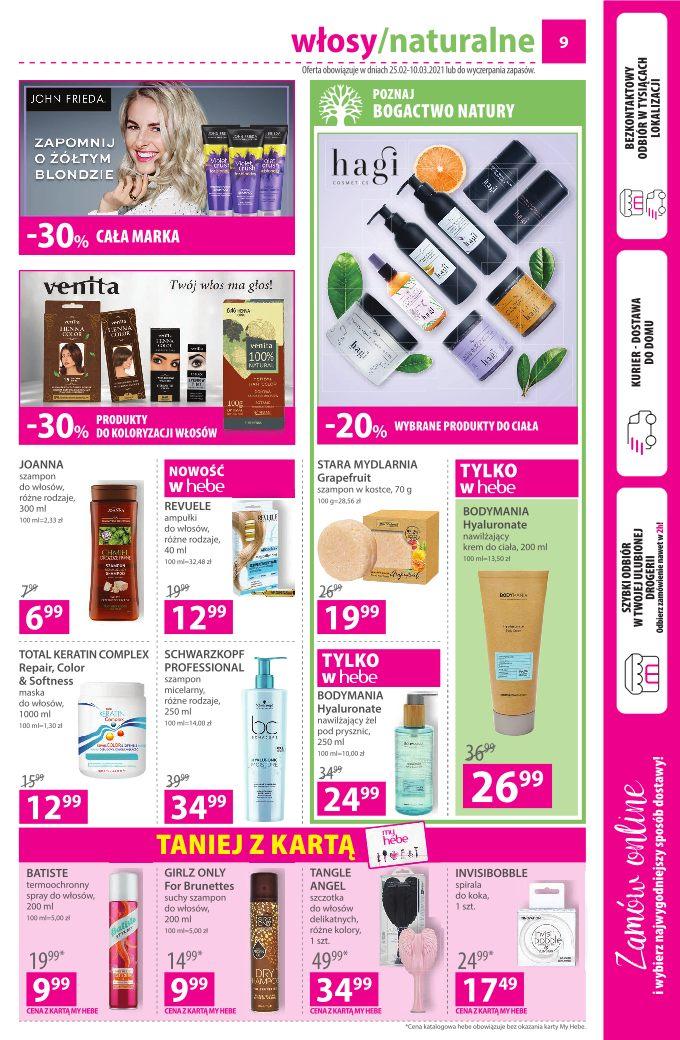 Gazetka promocyjna Hebe str. 9