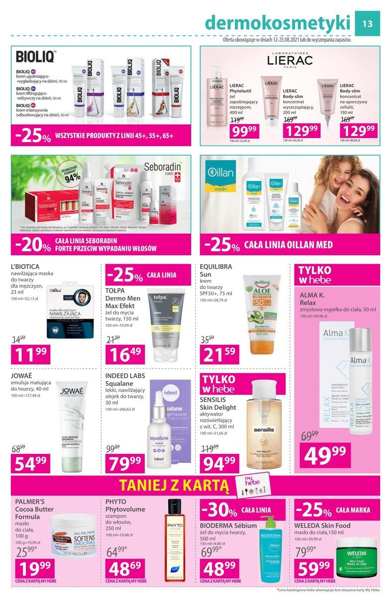 Gazetka promocyjna Hebe str. 13