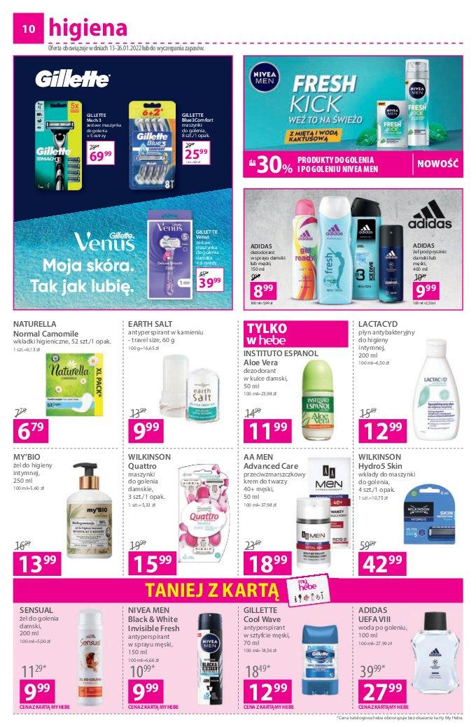 Gazetka promocyjna Hebe str. 10