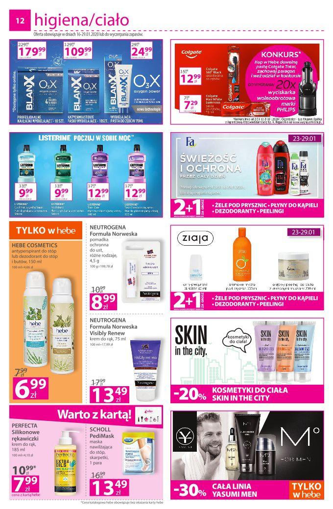 Gazetka promocyjna Hebe str. 12