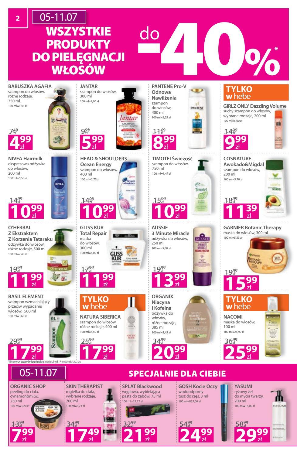 Gazetka promocyjna Hebe str. 2