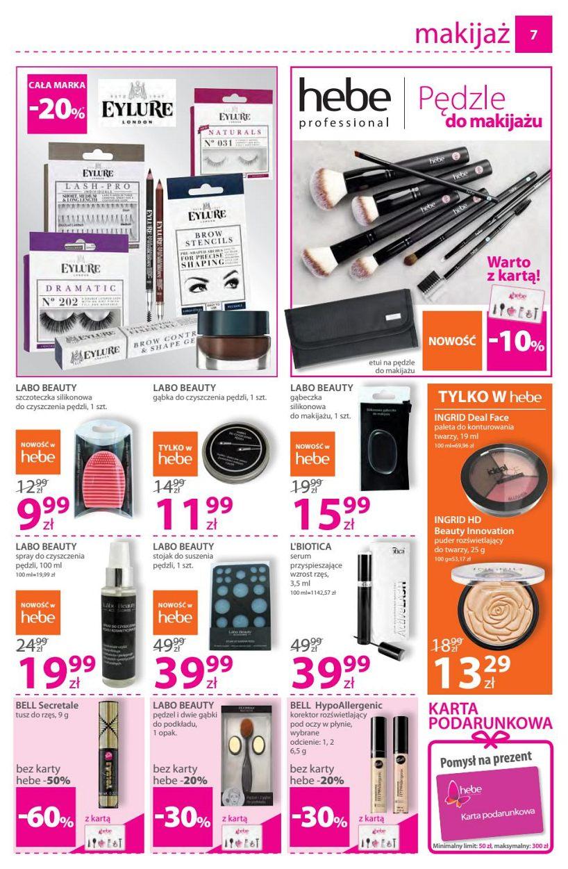 Gazetka promocyjna Hebe str. 7