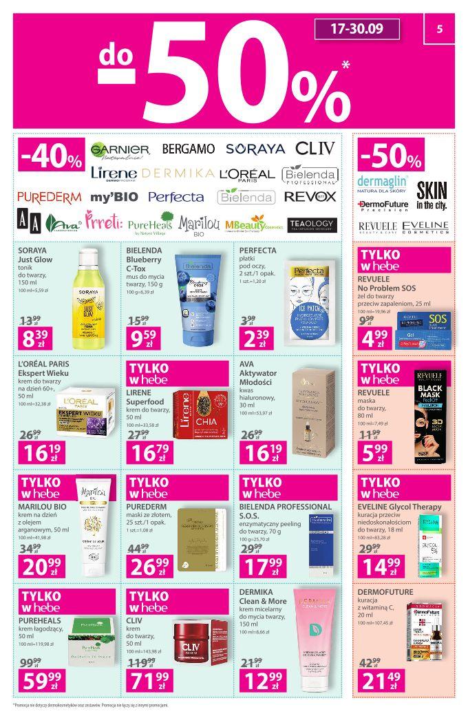 Gazetka promocyjna Hebe str. 5