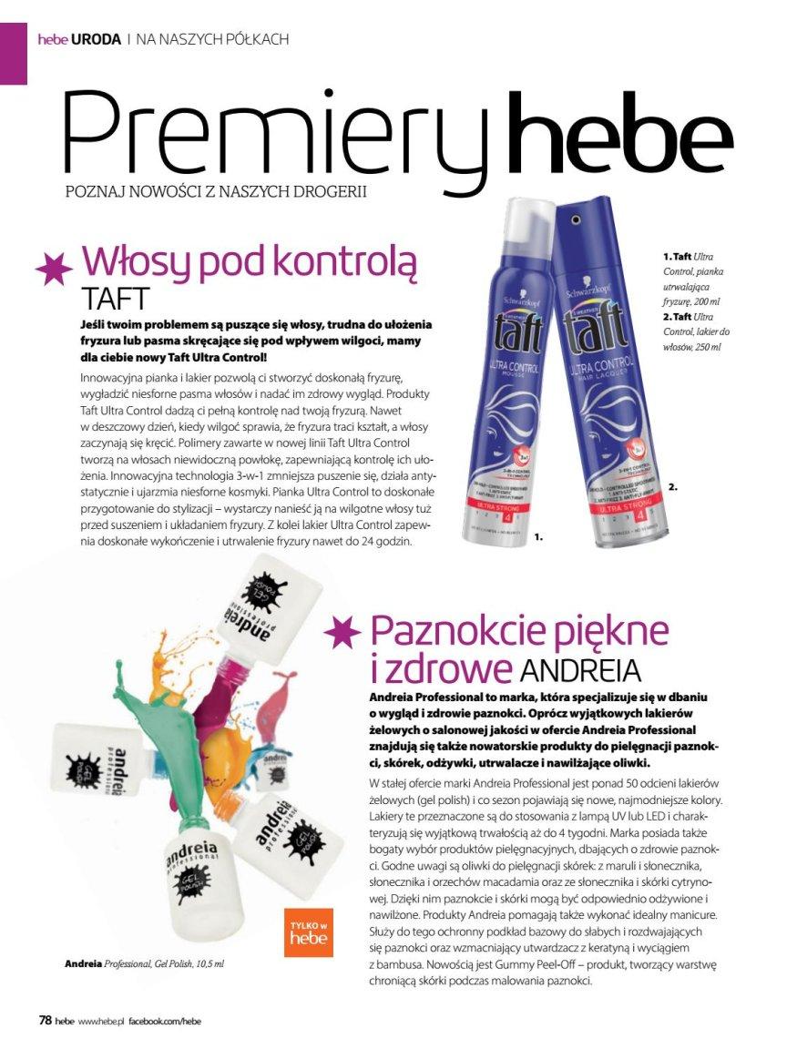 Gazetka promocyjna Hebe str. 78