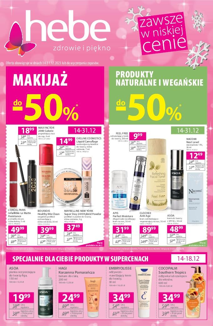 Gazetka promocyjna Hebe str. 1