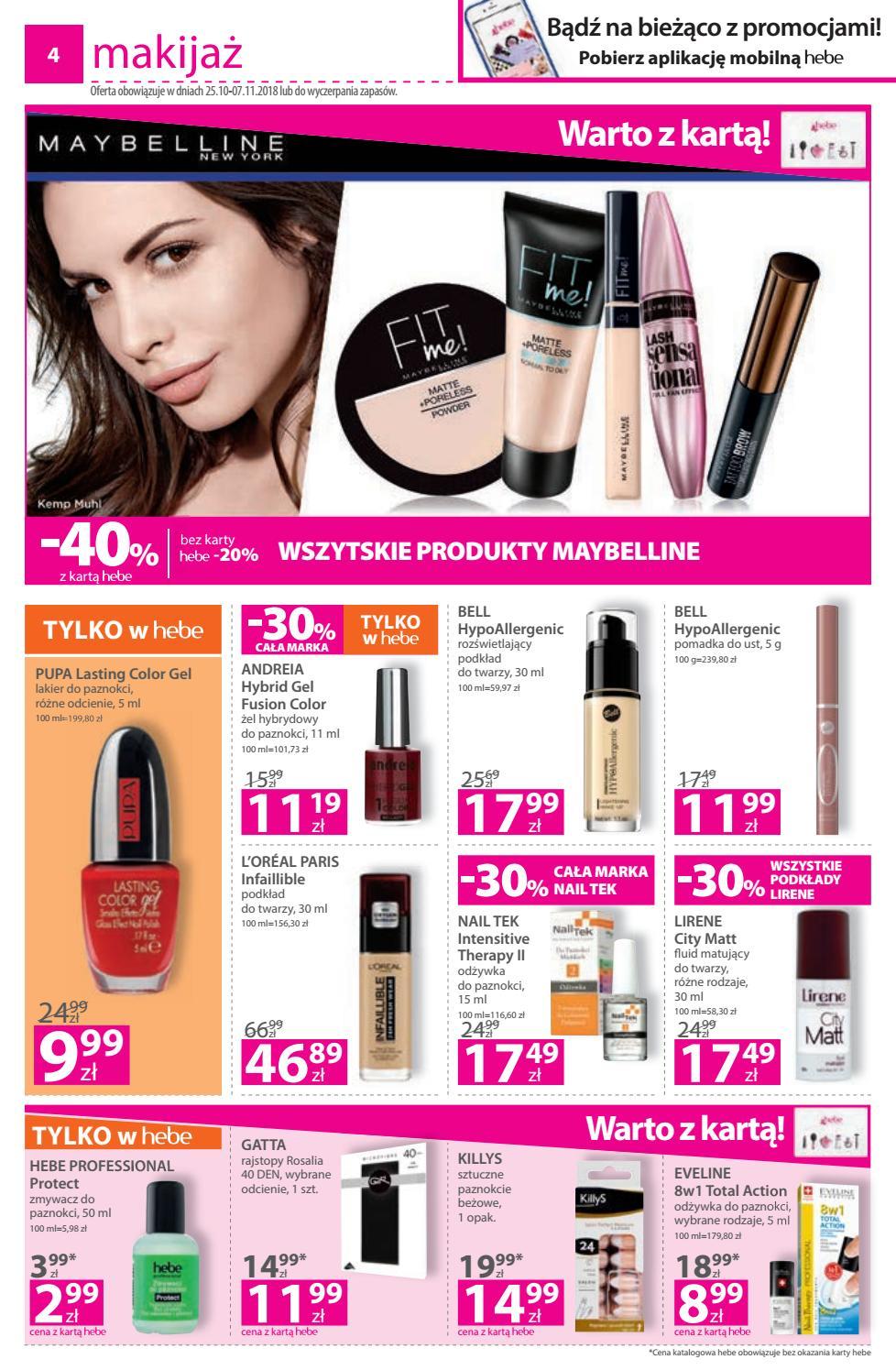 Gazetka promocyjna Hebe str. 4