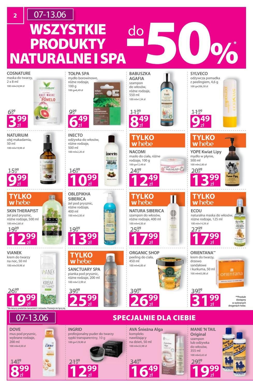 Gazetka promocyjna Hebe str. 2