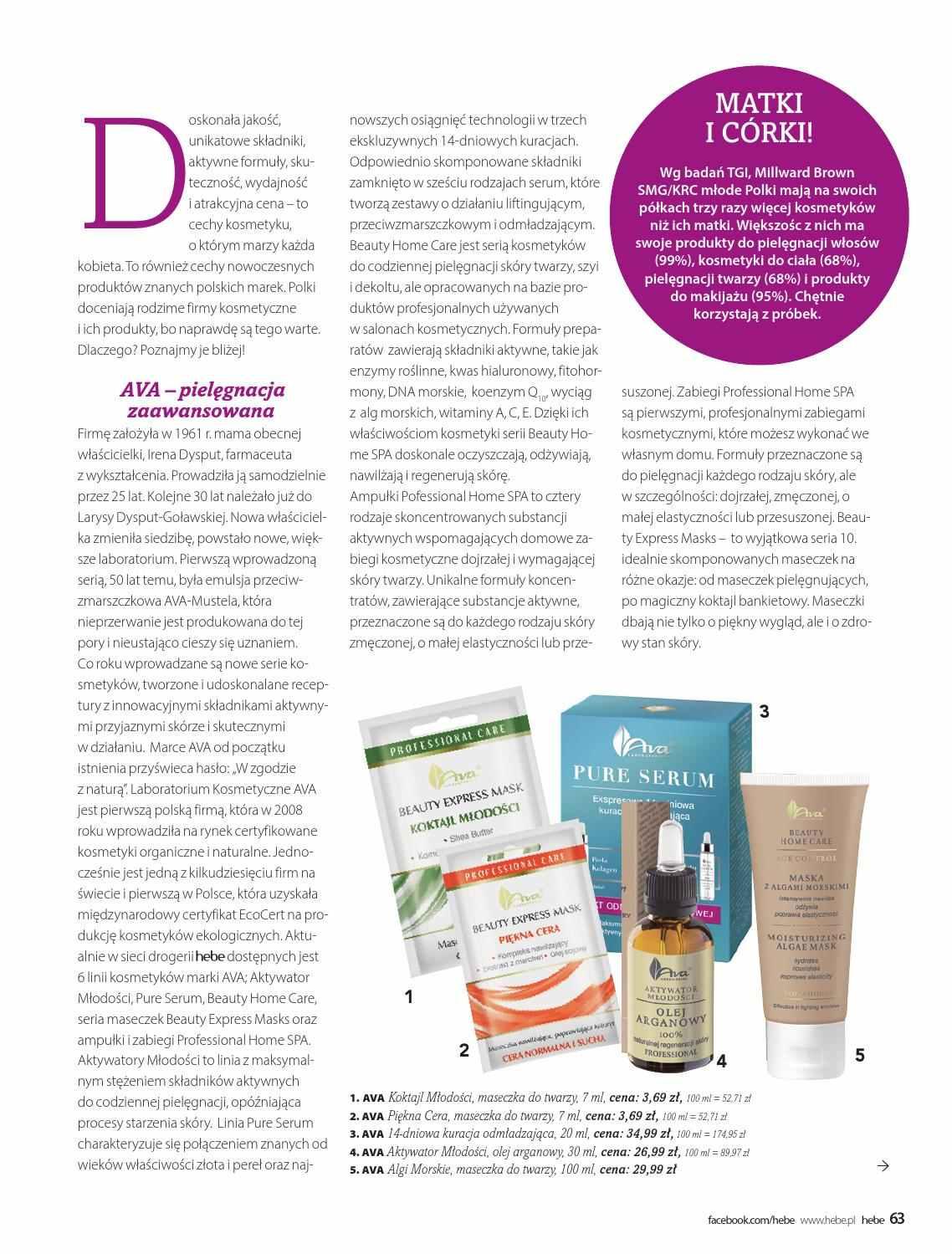 Gazetka promocyjna Hebe str. 63