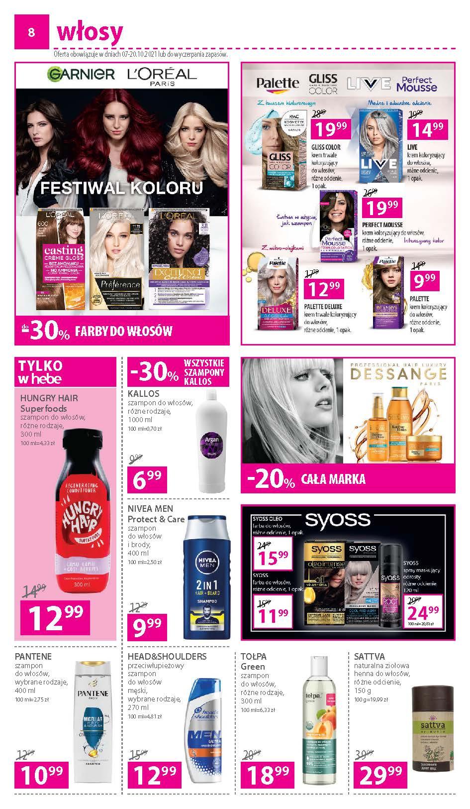 Gazetka promocyjna Hebe str. 8