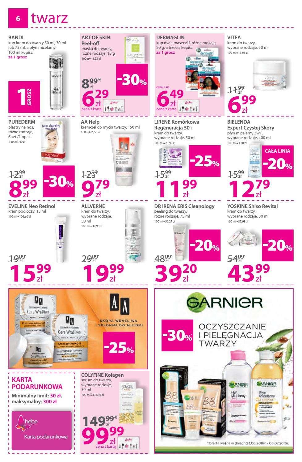 Gazetka promocyjna Hebe str. 6