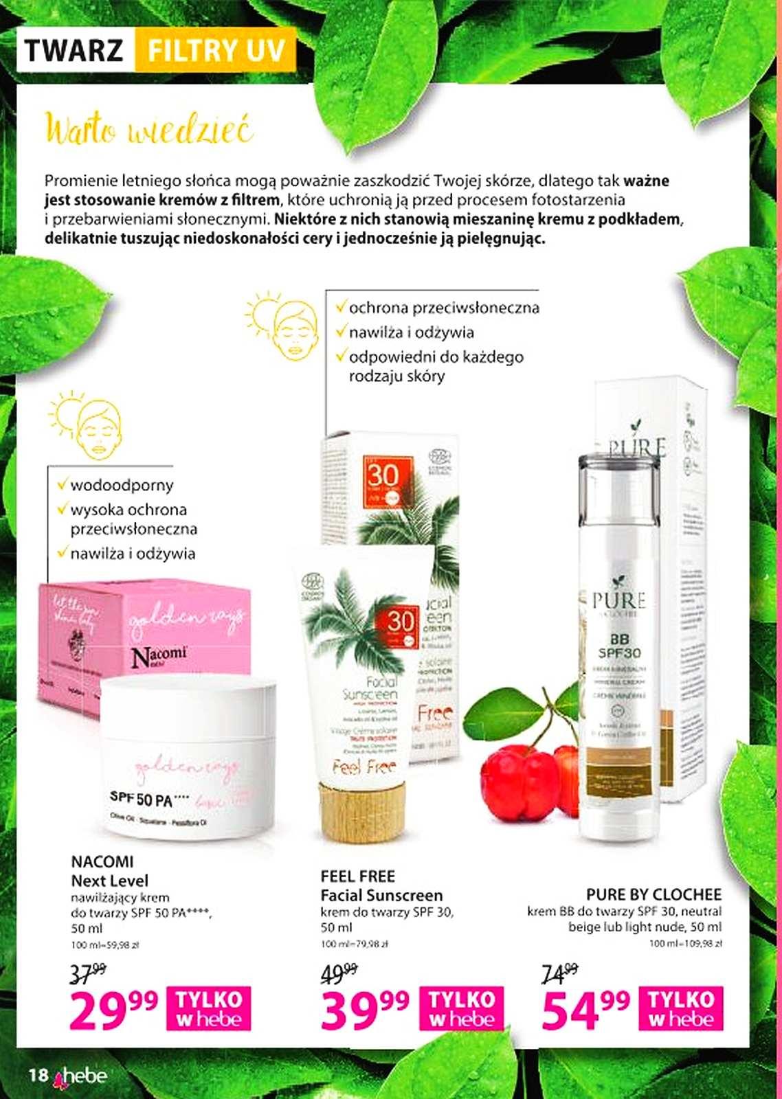 Gazetka promocyjna Hebe str. 18