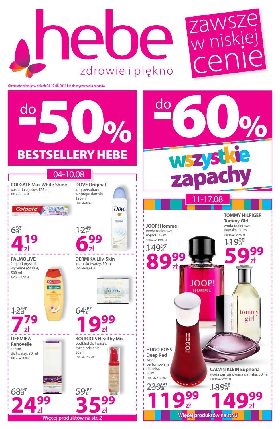 Gazetka promocyjna Hebe str. 1