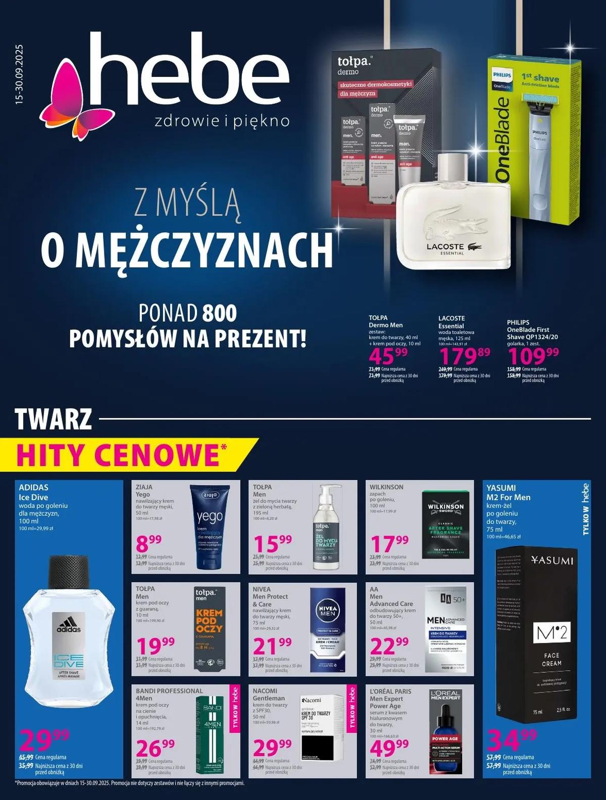 Gazetka promocyjna Hebe str. 1