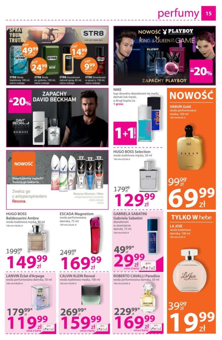 Gazetka promocyjna Hebe str. 15