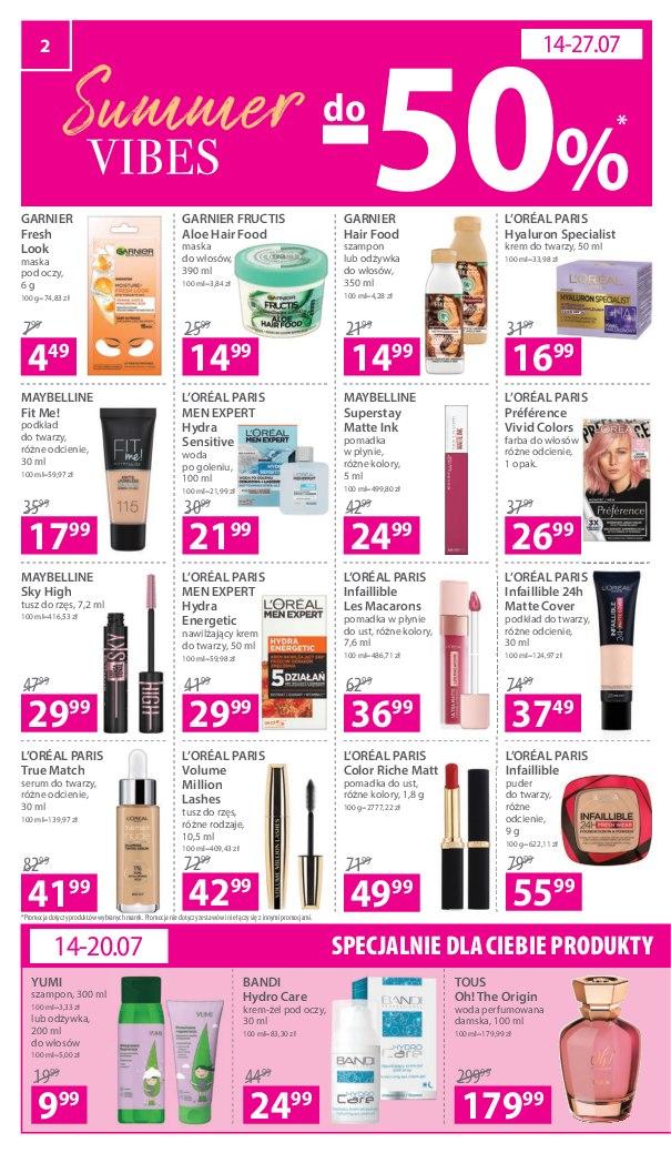 Gazetka promocyjna Hebe str. 2