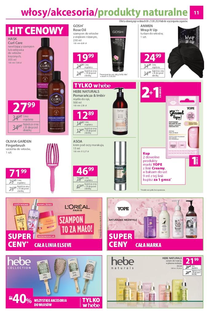Gazetka promocyjna Hebe str. 11