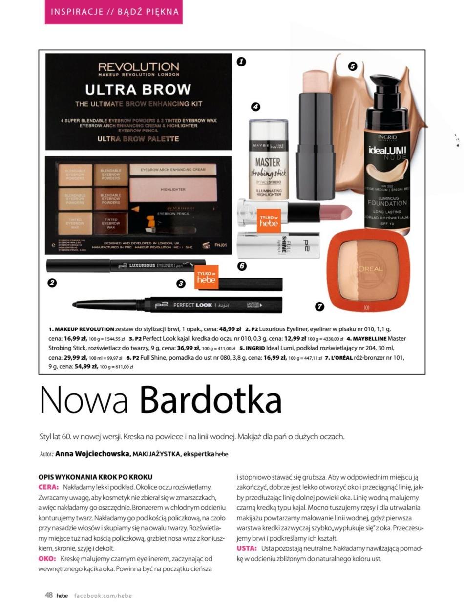 Gazetka promocyjna Hebe str. 48