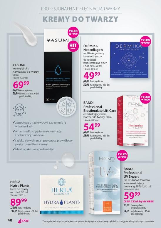 Gazetka promocyjna Hebe str. 40