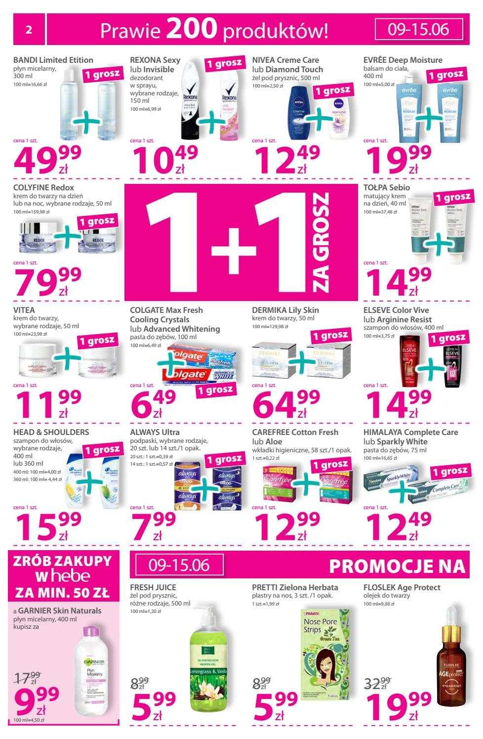 Gazetka promocyjna Hebe str. 2