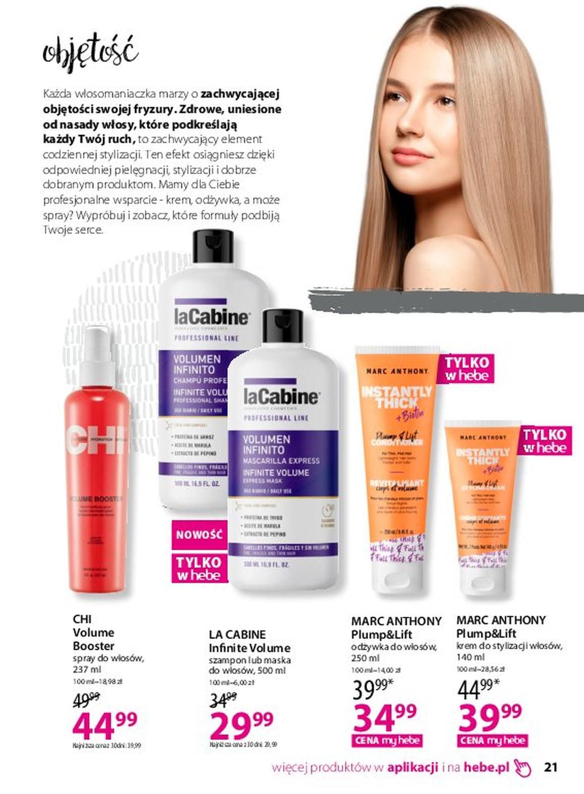 Gazetka promocyjna Hebe str. 21