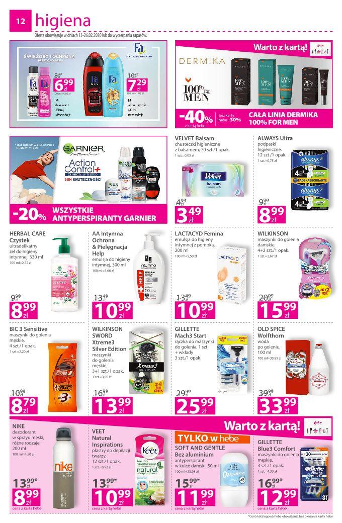 Gazetka promocyjna Hebe str. 12