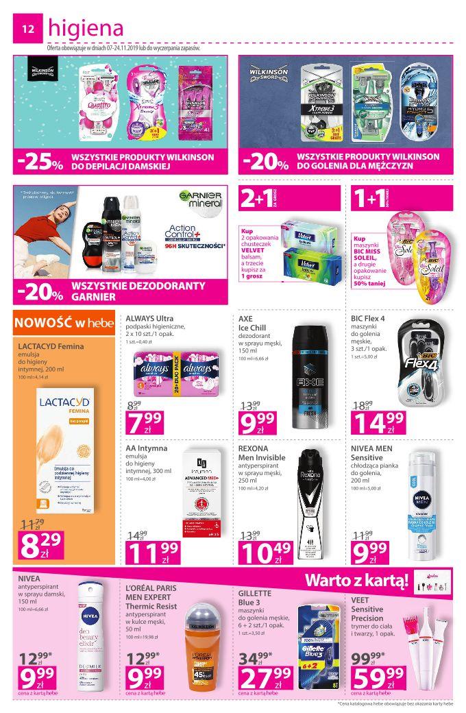Gazetka promocyjna Hebe str. 12