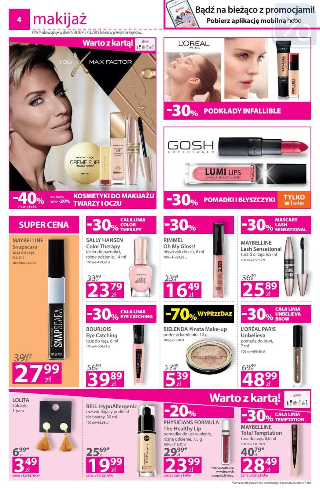 Gazetka promocyjna Hebe str. 4