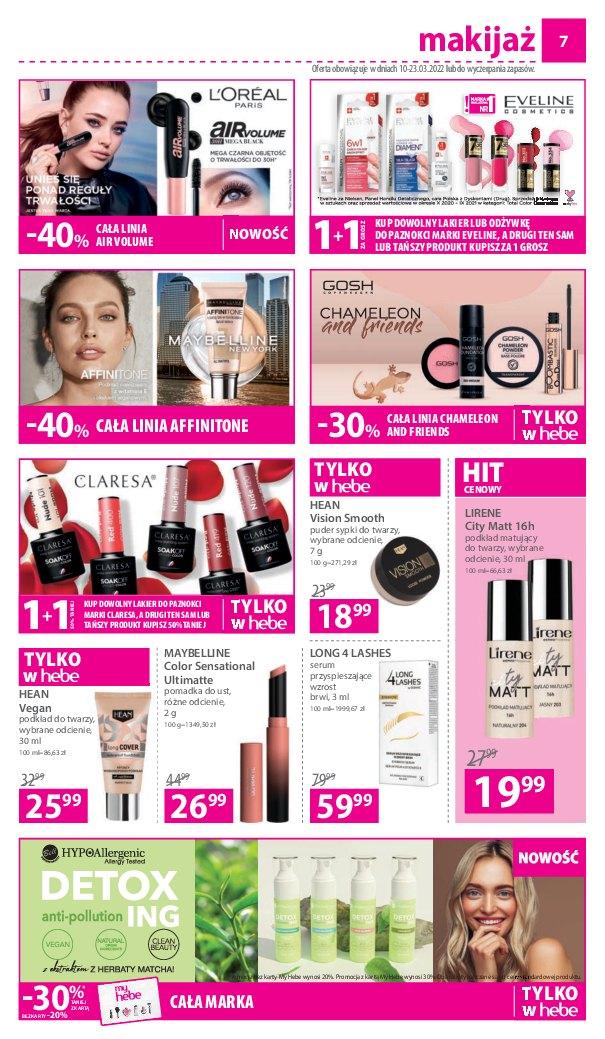 Gazetka promocyjna Hebe str. 7