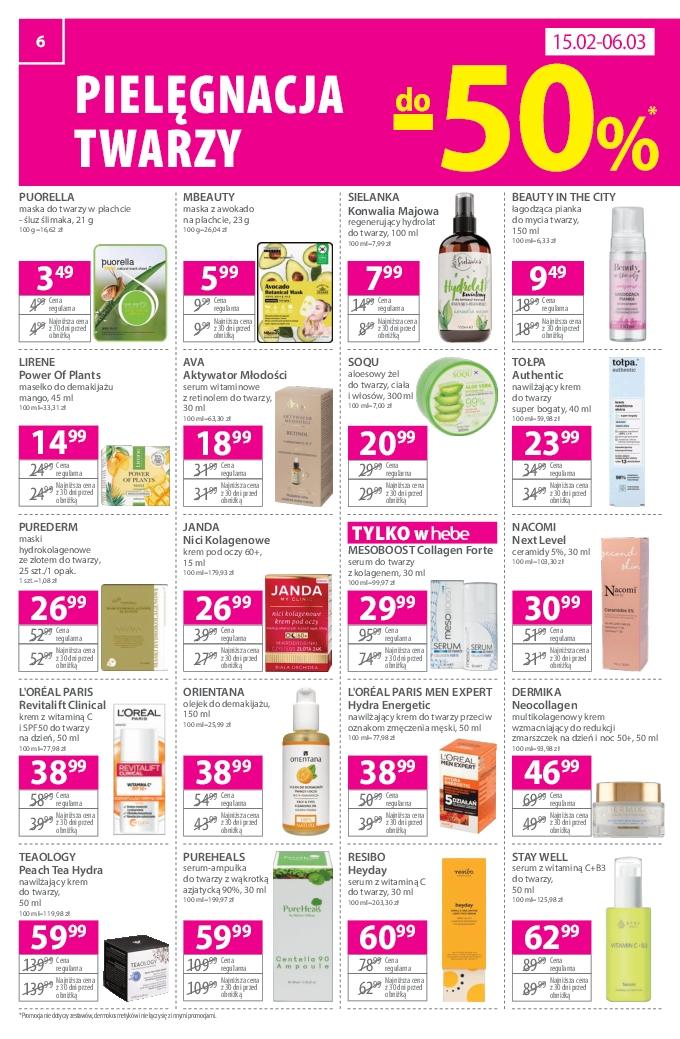 Gazetka promocyjna Hebe str. 6