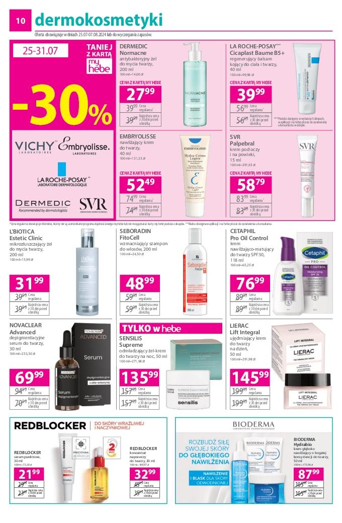Gazetka promocyjna Hebe str. 10