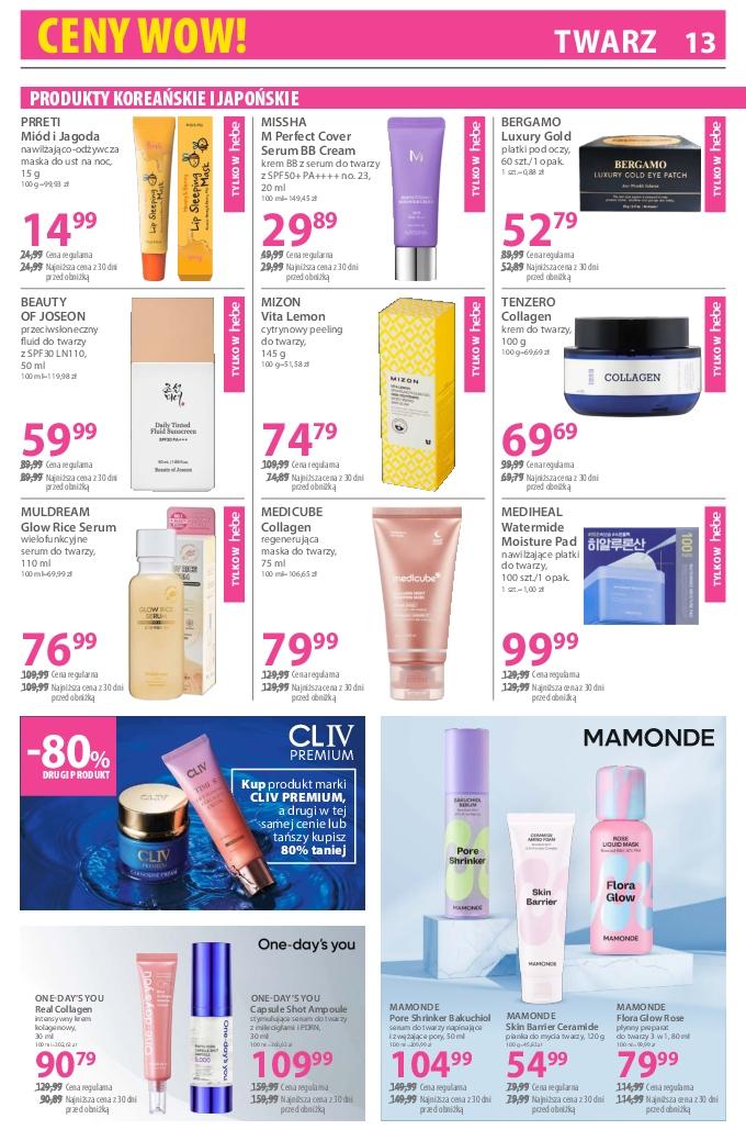 Gazetka promocyjna Hebe str. 13