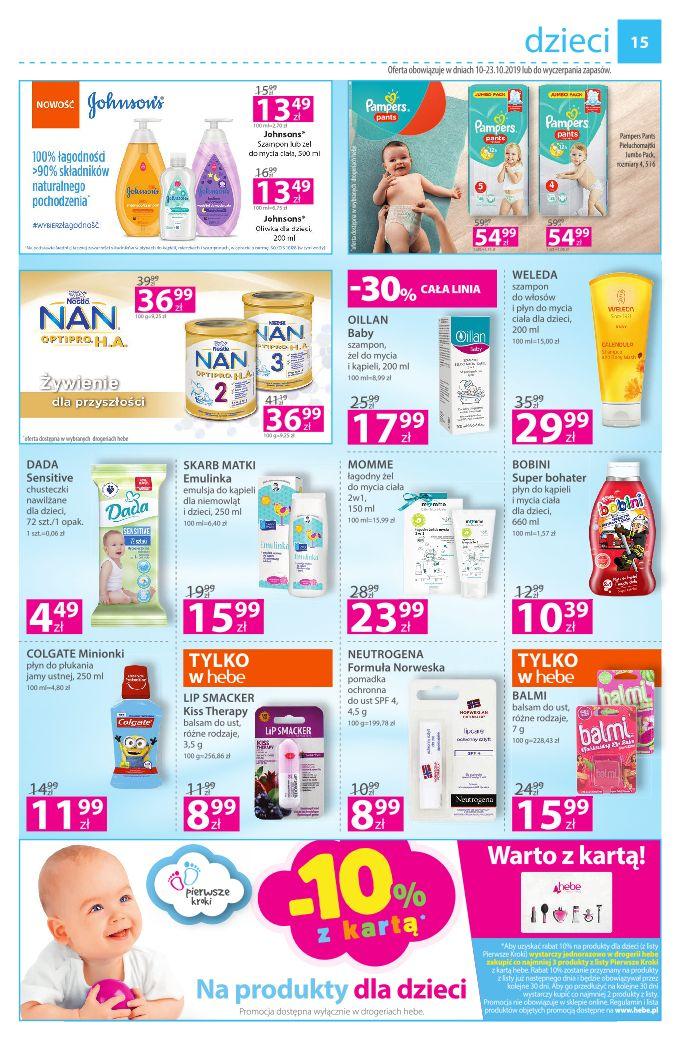 Gazetka promocyjna Hebe str. 15