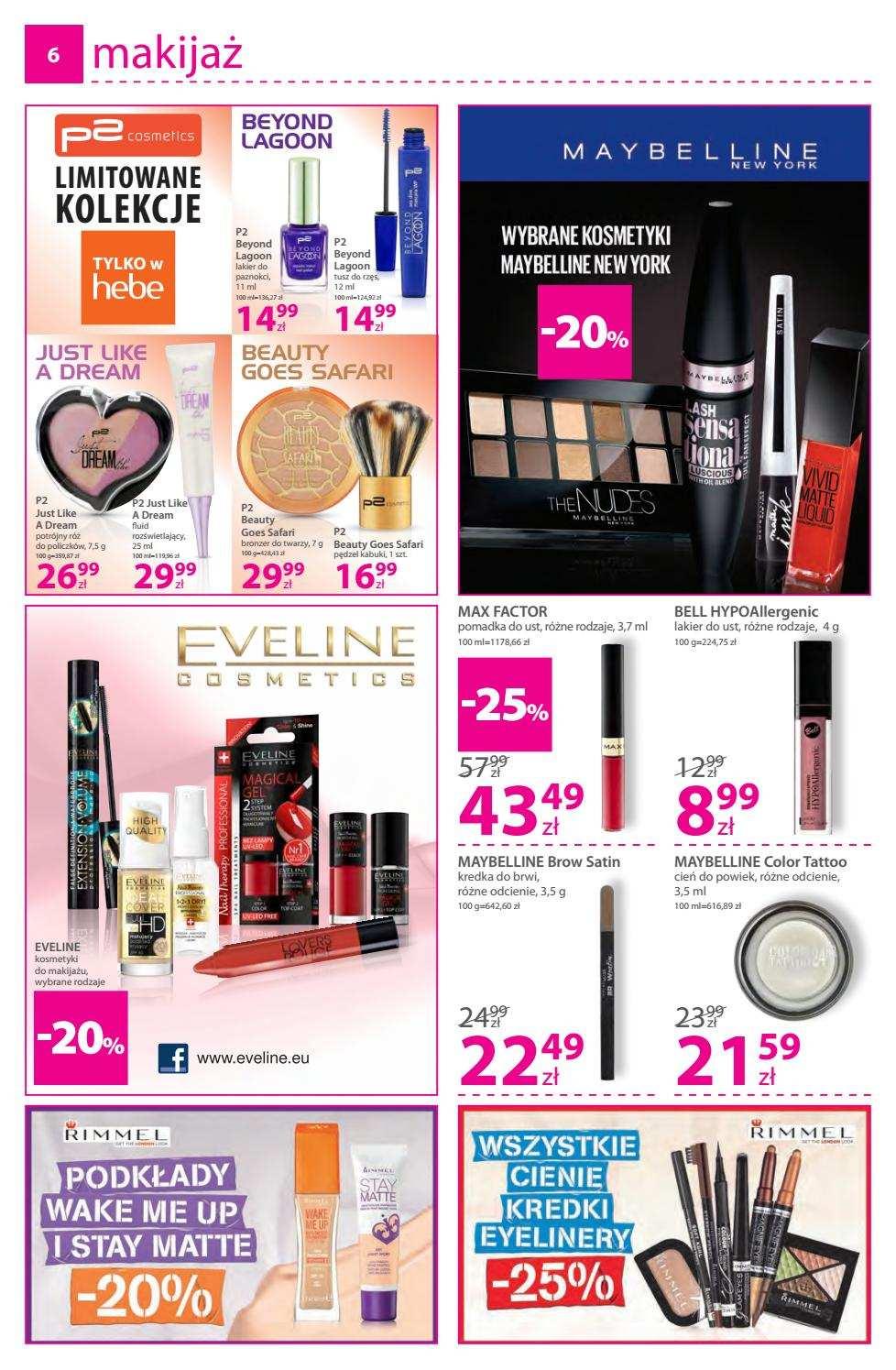 Gazetka promocyjna Hebe str. 6