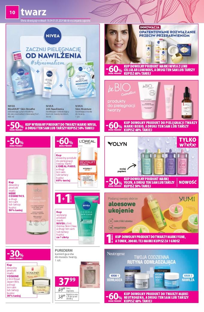 Gazetka promocyjna Hebe str. 10