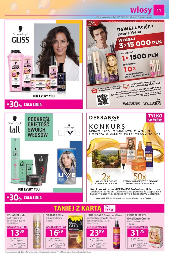 Gazetka promocyjna Hebe str. 11