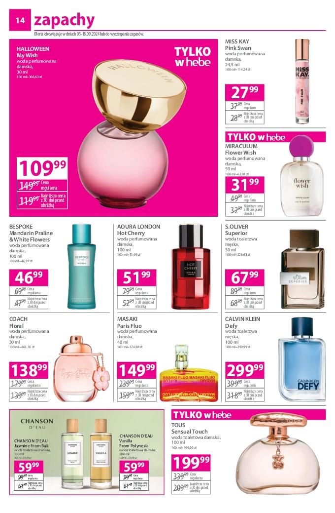 Gazetka promocyjna Hebe str. 14