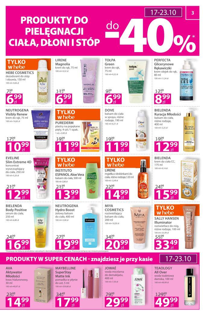Gazetka promocyjna Hebe str. 3