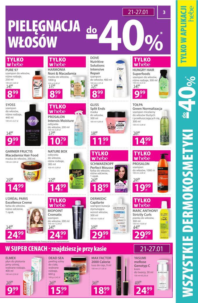 Gazetka promocyjna Hebe str. 3