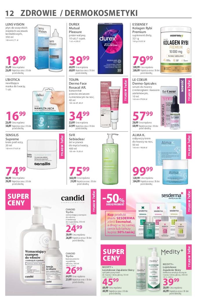 Gazetka promocyjna Hebe str. 12