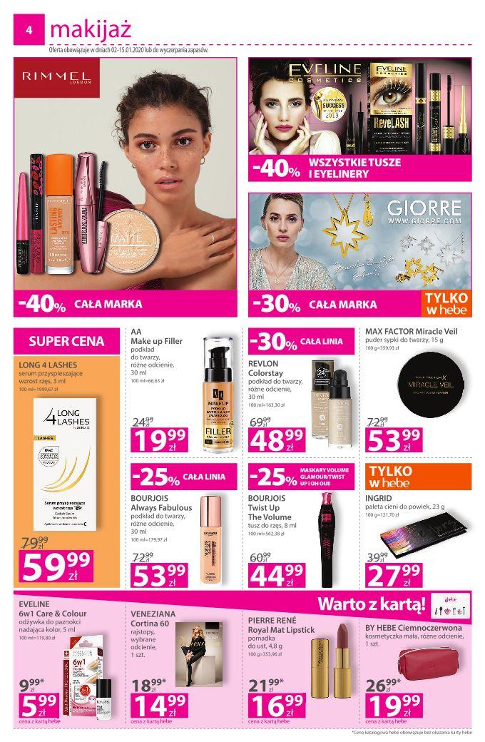 Gazetka promocyjna Hebe str. 4
