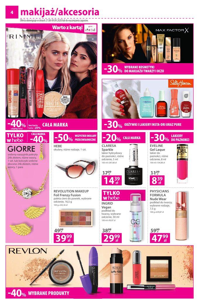 Gazetka promocyjna Hebe str. 4